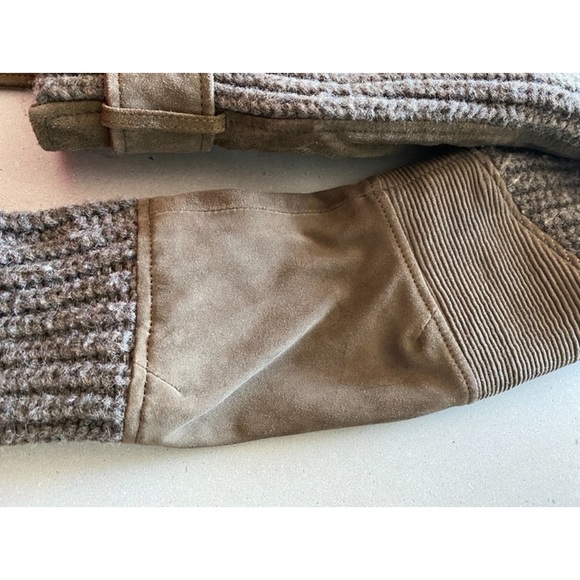 AllSaints Denell suede biker jacket US2 taupe - Picture 8 of 8